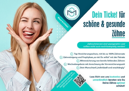 Ticket für schöne und gesunde Zähne